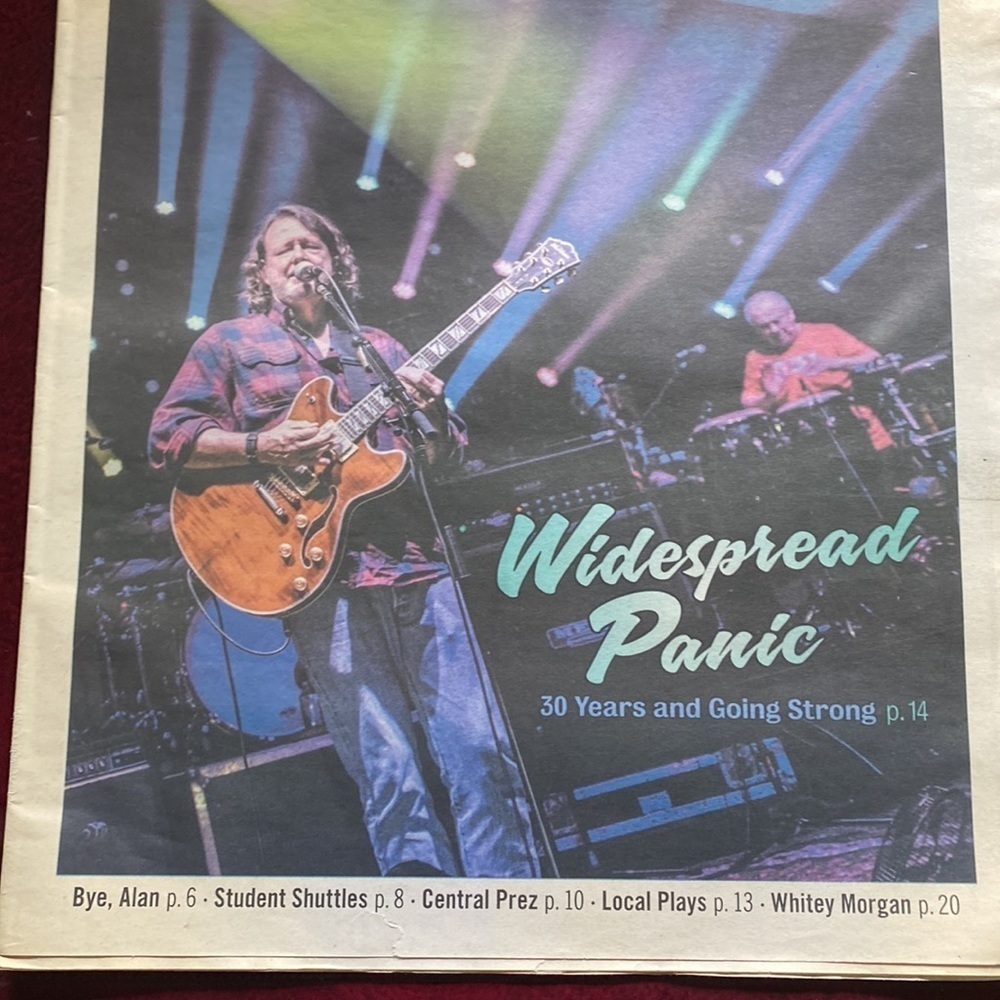 Flagpole featuring Widespread Panic Athens, Georgia Music & Event Magazine Pete